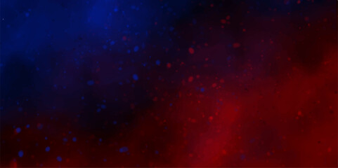 Abstract red background vintage grunge texture. Dark Night Sky Deep Space background - Wide dark outer space multi-coloured. Universe with nebulae, galaxies and star clusters. 