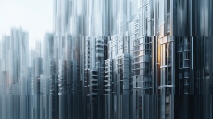 Obraz premium Abstract city buildings