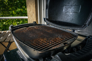 fat, drity grill grid , clening