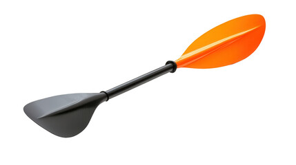 High-performance kayak paddle, Transparent background, PNG file