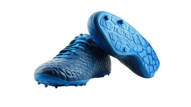 High-grip futsal shoes with dynamic soles, Transparent background, PNG file