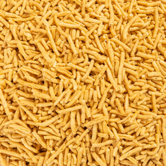 Traditional Indian Namkeen texture close-up macro picture