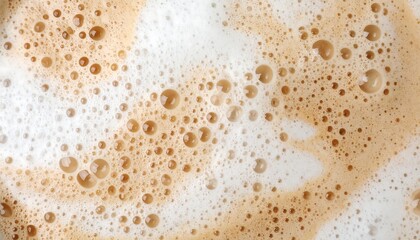 Close-up of frothy coffee drink