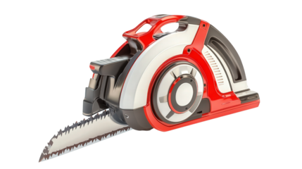 Laser-guided circular saw, Transparent background, PNG file