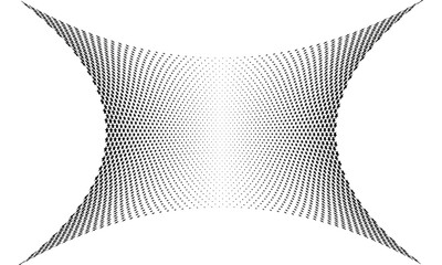 abstract simple black star halftone inflate pattern can be used background.