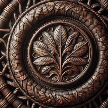 Antiqued Wicker A finish that mimics the look of antique wicker