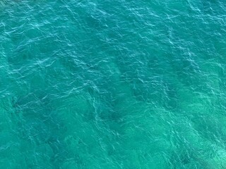 Water blue azure sea waves background.