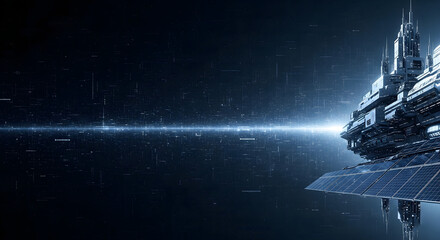 Cosmic Frontiers: Abstract Aerospace Technology & Future Exploration