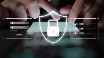 Cyber security protection and cyber security strategies against cyber threats, system hacks,...