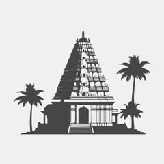 Obraz premium vector illustration of a city