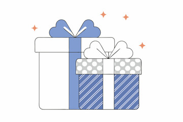 gift box vector illustration