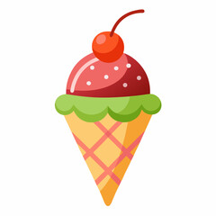 ice cream vector illustration