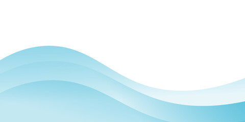 Abstract blue waves background, minimal waves design concept