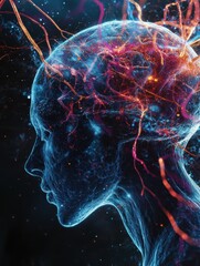 a brain building neural connections between neurons