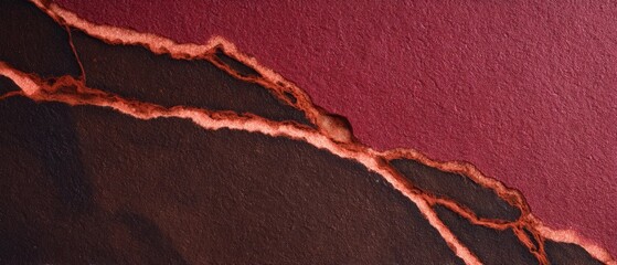 Rosso Levanto dark crimson marble texture with strong black and red veining in closeup macro view