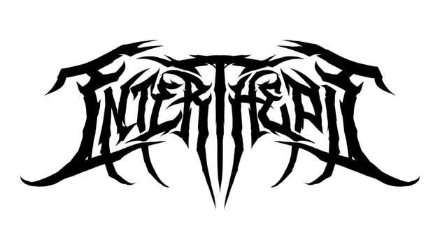 Enter the Pit &ndash; Death Metal Style Greeting Typography