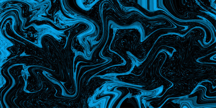 Astract vivid multicolor liquid background. Colorful marble surface. Dark blue marble pattern of the blend of curves. Abstract pattern. Abstract background of colorful liquid liner. 