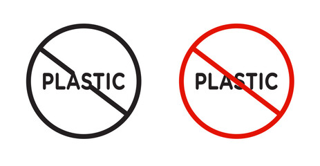 No plastic sign