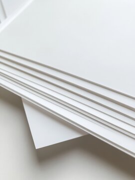 PVC white plastic sheets. Lightweight and durable foam board. Rigid and easy to handle.