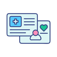 Healthcare ID Card Icon: Exploring Patient Identification, Medical Records, and Healthcare Services