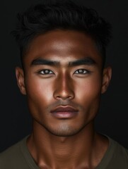 Obraz premium A collection of portraits featuring individuals from different Asian and Pacific Islander backgrounds, each representing their unique heritage.