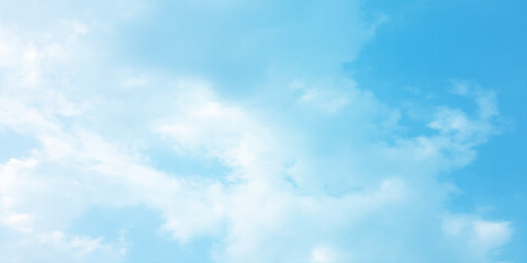 Daylight blue soft clouds, light sunny effect on the blooming white background, sunlight spots on the natural, beautiful spring season clear fresh mind change banner use wallpaper 