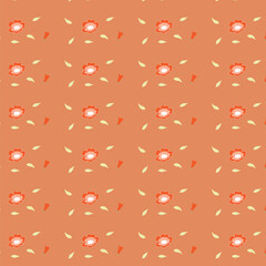 Abstract floral seamless pattern background 