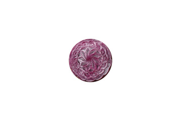 Chinese mooncake is an Asian sweet dessert. Asian mooncake as a background for your design