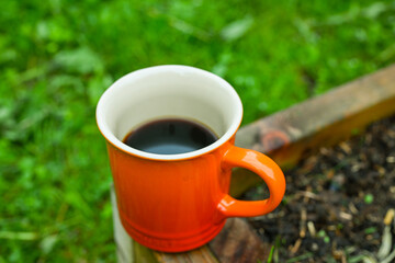 Coffee in the morning