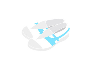 パステル調の上履きのイラスト