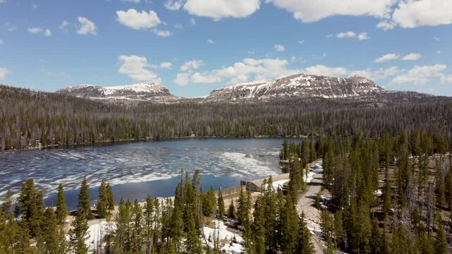 Drone Flyover of Trial Lake in Utah&rsquo;s Uinta Mountains