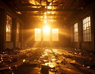 Abandoned Room with Sunlight