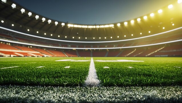Majestic Stadium A Panoramic View of a Modern Sports Arena