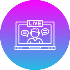 Live streaming Icon