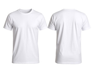 Weißes Tshirt isoliert auf weißen Hintergrun