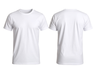 Weißes Tshirt isoliert auf weißen Hintergrun