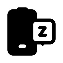 Energy Recharge Simple Glyph Icon. Single icon, glyph vector icon