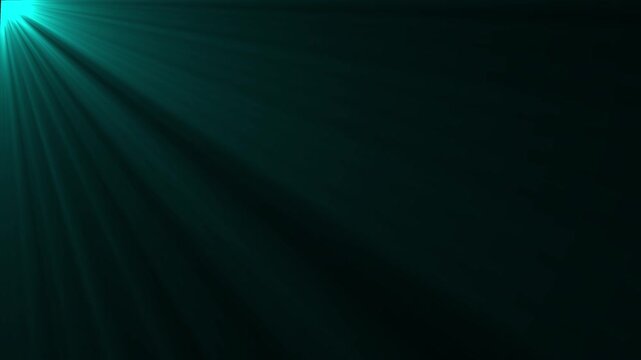flashlight beams moving in total darkness on background 4k flashlight beam moving left and right into total darkness on black screen. Bright white spotlights rays of professional lighting equipment.