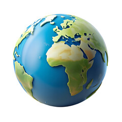 Earth View, 3d Render Globe icon