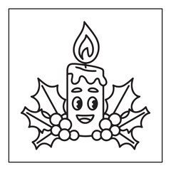 Christmas, black and white christmas coloring pages, christmas coloring book, holiday, bold and easy cute christmas coloring pages, line art, illustration, coloring book, coloring pages