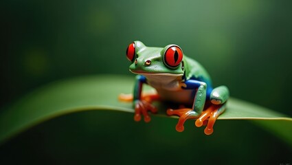 red eyed tree frog