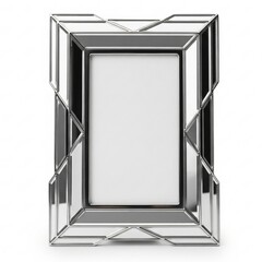 silver modern mirror mockup.