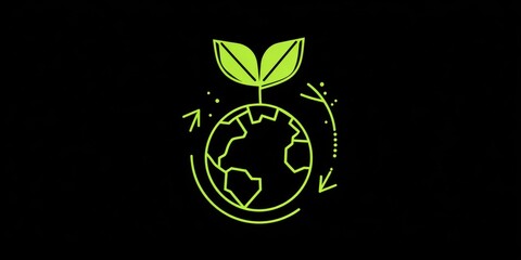 ecology icon environment reusing eco