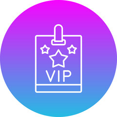 Vip pass Icon
