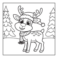 Christmas, black and white christmas coloring pages, christmas coloring book, holiday, bold and easy cute christmas coloring pages, line art, illustration, coloring book, coloring pages