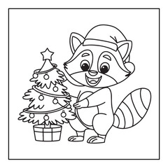 Christmas, black and white christmas coloring pages, christmas coloring book, holiday, bold and easy cute christmas coloring pages, line art, illustration, coloring book, coloring pages
