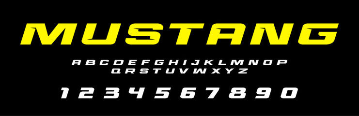 Mustang GT lettering vector graphic apparel clothing prints eps svg png. Typography Fonts graphics designs posters stickers. Download it Now in high resolution format and print it in any size