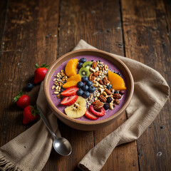 muesli with berries