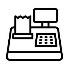 CashRegister line icon