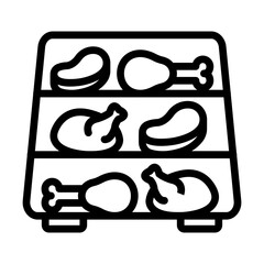 MeatSection line icon
